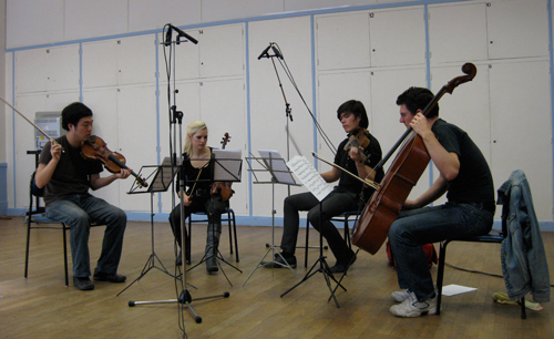 photo of string quartet